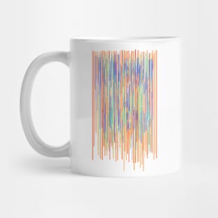 Vertical Stripes- Colorful Vertical / Design Pattern Mug